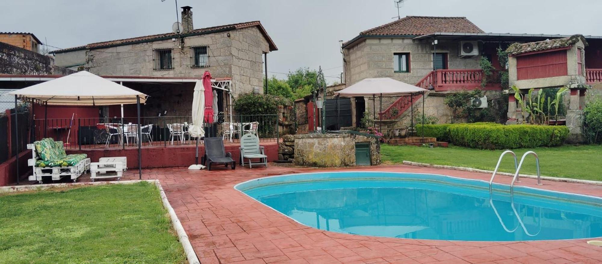 Alojamiento Entero Con Piscina Y Jardin. Ourense Exterior foto